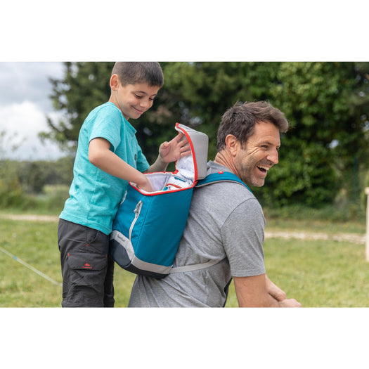 Quechua 20 L Hiking Cooler Backpack, dark petrol blue Image 2 of 4