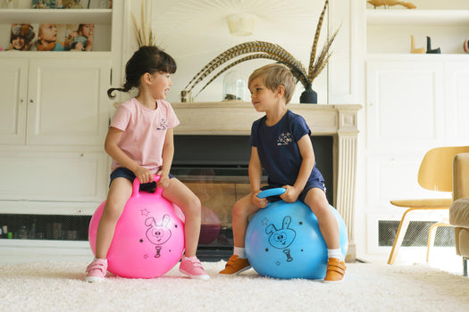 Domyos 18'' Space Hopper Kids', blue Image 4 of 5