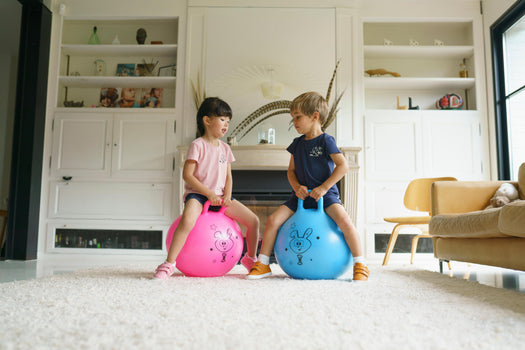Domyos 18'' Space Hopper Kids', blue Image 3 of 5
