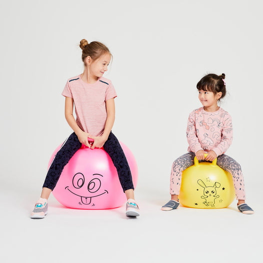 Resist 60 cm Kids' Gym Space Hopper - Pink, pink Image 5 of 5