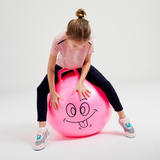 Resist 60 cm Kids' Gym Space Hopper - Pink, pink Image 2 of 5