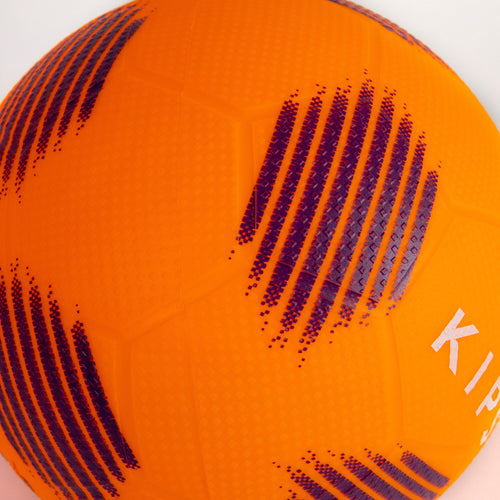 A photo of the Kipsta Sunny 300 Soccer Ball Size 5 in use