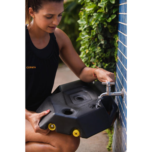 BV100 Beginner Beach Volleyball Set (Net and Posts), sunshine yellow Image 5 of 5