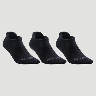 Low Sports Socks RS 500 Tri-Pack - White, Image of
