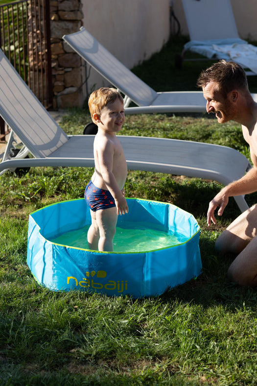 TIDIPOOL 88.5 diameter kids paddling pool with waterproof carry bag - Blue, blue Image 2 of 3