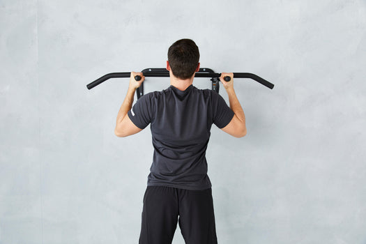 Compact Wall-Mounted Pull-Up Bar, black Image 1 of 5