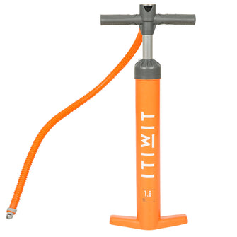 Itiwit High pressure SUP Double Action Hand Pump w/ Gauge Max 20PSI, Image of