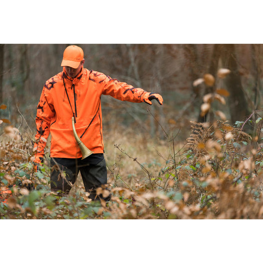 Solognac Supertrack Hunting Jacket Men's, fluoresent orange Image 1 of 3