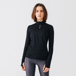 Kalenji Run Warm Long Sleeve Running Jersey Women's, Image of