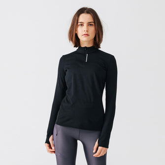 Kalenji Run Warm Long Sleeve Running Jersey Women's, Image of