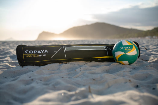 Copaya BV900 Official Dimensions Beach Volleyball Set, lemon yellow Image 1 of 5