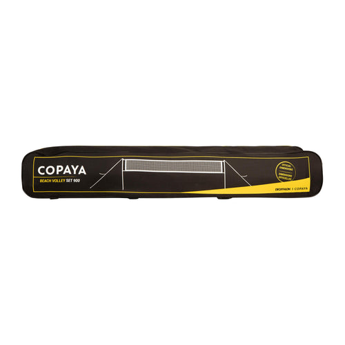 A photo of the Copaya BV900 Official Dimensions Beach Volleyball Set in use