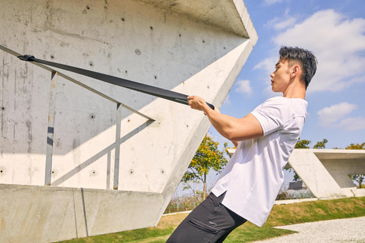 Domyos Elastic Cross-Training Band 132 lbs, black Image 1 of 2