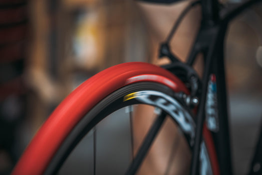 Van Rysel Home Trainer Tire 700 x 25, red Image 2 of 4