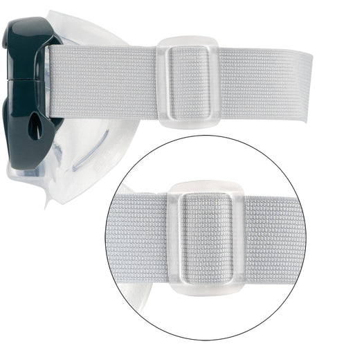 A photo of the Subea Adult & Teen SNK 500 w Snorkel Holder Snorkeling Mask in use