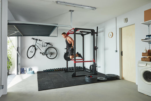 Smith Machine 900 Home Gym Strength Training Power Cage, black Image 2 of 4