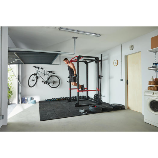 Smith Machine 900 Home Gym Strength Training Power Cage, black Image 3 of 4