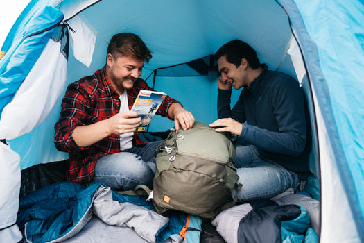2 Second Camping Tent 2 Person, light petrol blue Image 5 of 5