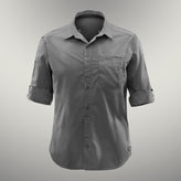 Forclaz Travel 500 Adjustable Hiking Shirt Men's, Image of