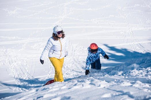 Reversible Puffer Ski Jacket Kids', fluoresent peach Image 4 of 5