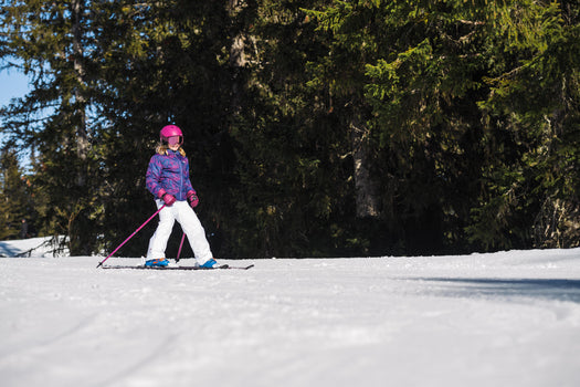 Reversible Puffer Ski Jacket Kids', fluoresent peach Image 5 of 5