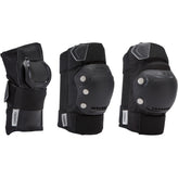Oxelo FIT500 Protective Gear Set w Knee Elbow Pads & Wrist Guard Adul, Image of