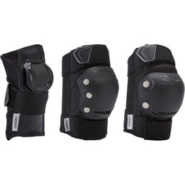 Oxelo FIT500 Protective Gear Set w Knee Elbow Pads & Wrist Guard Adul, Image of