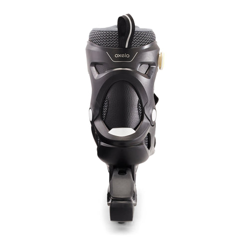 A photo of the Oxelo FIT100 Inline Fitness Roller Skate 76mm 80A Men in use