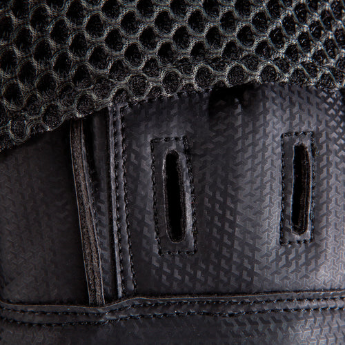 A photo of the Outshock 100 Curved Boxing Punch Mitts in use