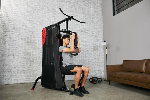 Compact Home Gym Machine Strength Training System, black Image 5 of 5