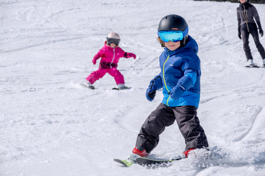 Kids' Warm and Waterproof Ski Jacket – 100 Blue, deep blue Image 5 of 5