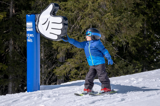 Kids' Warm and Waterproof Ski Jacket – 100 Blue, deep blue Image 2 of 5