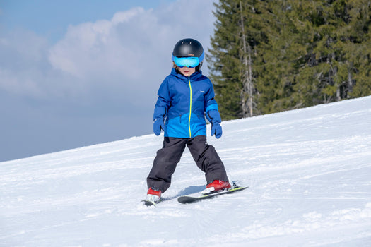 Kids' Warm and Waterproof Ski Jacket – 100 Blue, deep blue Image 1 of 5
