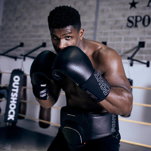 Outshock 900 Boxing Sparring Gloves, black Image 5 of 5
