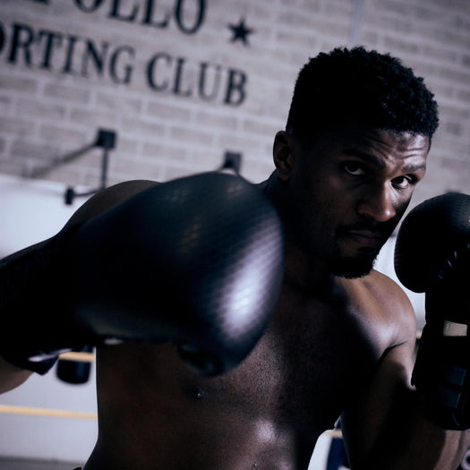 Outshock 900 Boxing Sparring Gloves, black Image 4 of 5