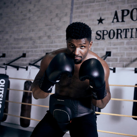 Outshock 900 Boxing Sparring Gloves, black Image 1 of 5