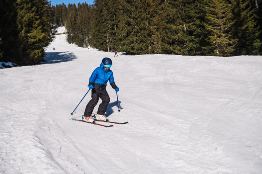 Wedze 100 Ski Jacket Kids', electric blue Image 1 of 5