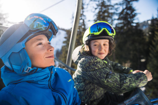 Wedze 100 Ski Jacket Kids', electric blue Image 2 of 5