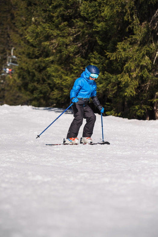 Wedze 100 Ski Jacket Kids', electric blue Image 5 of 5