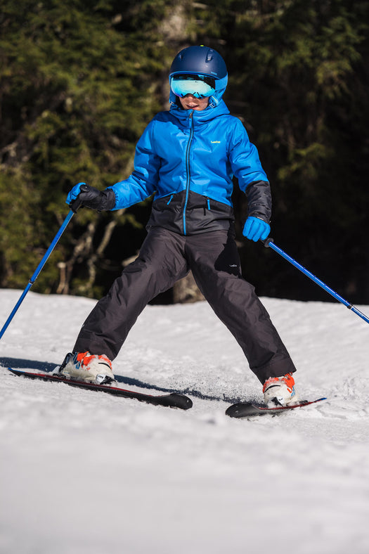Wedze 100 Ski Jacket Kids', electric blue Image 4 of 5