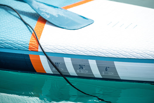 Itiwit X100 Inflatable Touring Stand Up Paddle SUP Board 11' User >175lb, blue Image 2 of 5