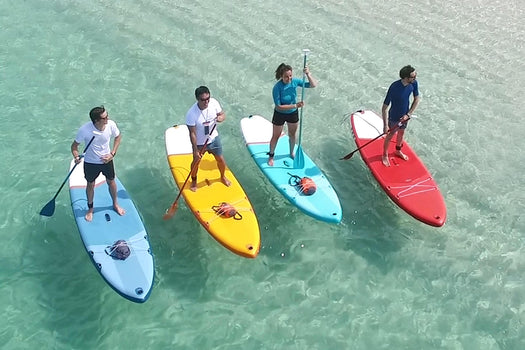 Itiwit SUP X100 Adjustable Aluminium Paddle 2 Piece User 5' to 6'7, blood orange Image 1 of 4