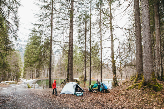 Forclaz QuickHiker Fresh & Black Waterproof Backpacking Tent 3 Person, unspecified Image 2 of 5