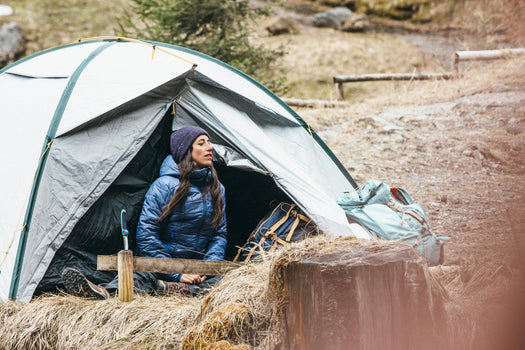 Forclaz QuickHiker Fresh & Black Waterproof Backpacking Tent 3 Person, unspecified Image 5 of 5