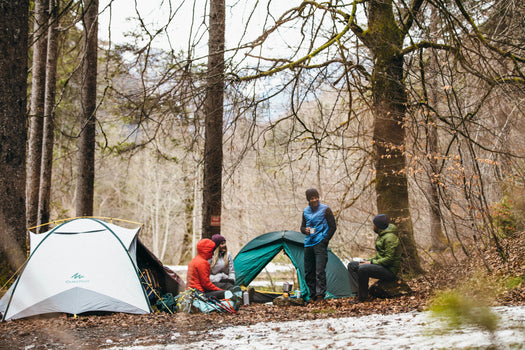Forclaz QuickHiker Fresh & Black Waterproof Backpacking Tent 3 Person, unspecified Image 3 of 5
