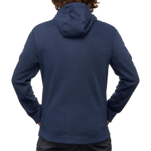 A photo of the NH500 Hiking Puffer Hoodie Men's in use