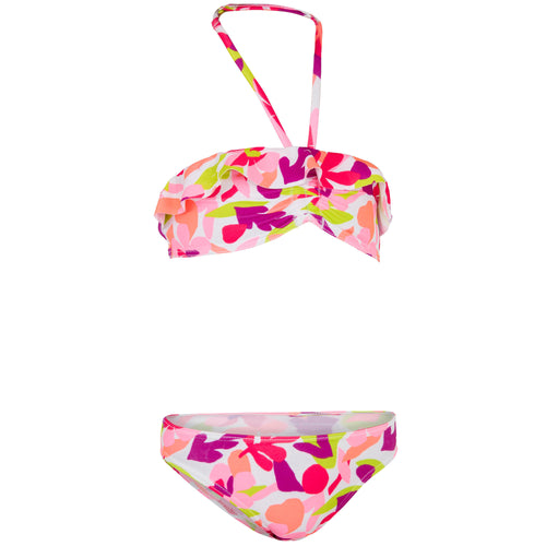 A photo of the Olaian Lily, 2-Piece Surfing Swimsuit, Women's in use
