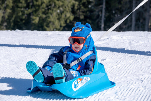 Lugik Warm Ski Sledding Mittens Babies', cobalt blue Image 1 of 5