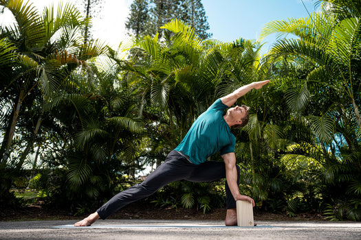 Domyos Woven Power Yoga Pants Men's, black Image 1 of 4