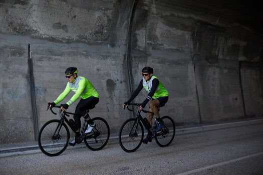 Triban RC500 Long Sleeved Visibility Road Cycling Jersey Men's, fluoresent yellow green Image 3 of 5
